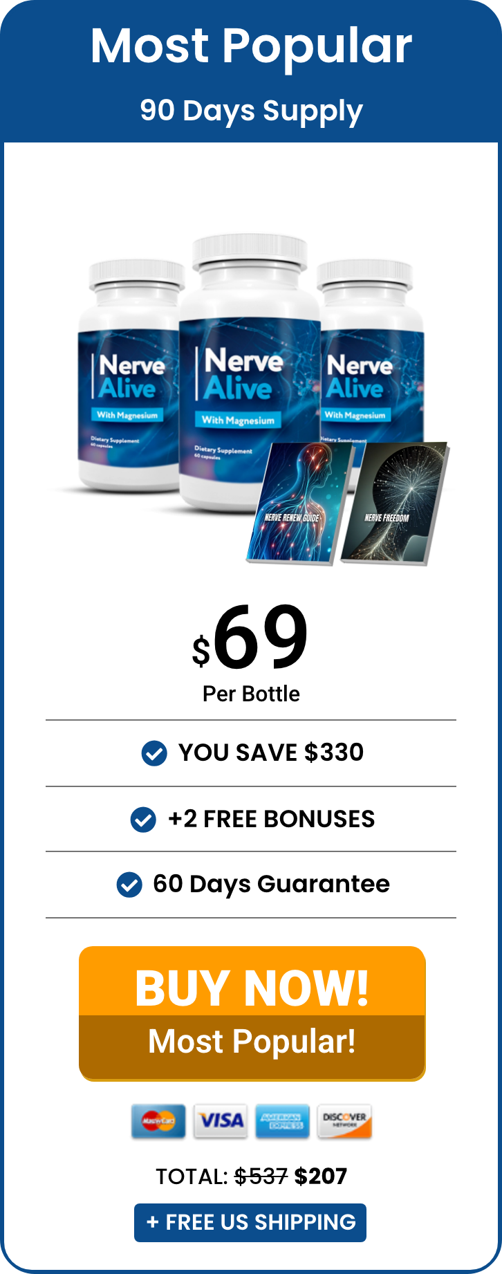 Nerve Alive 90 day supply